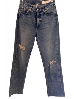 rag & bone Harlow Mid-Rise Straight Jeans Size 24